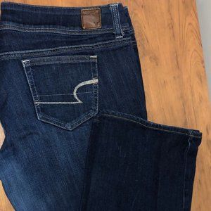 American Eagle Jeans AE 16 Stretch Dark Wash NWOT